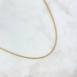 Cuban Links Tibetan 5.95gr / 60cm / 1.5mm Yellow Gold +0 18K ©