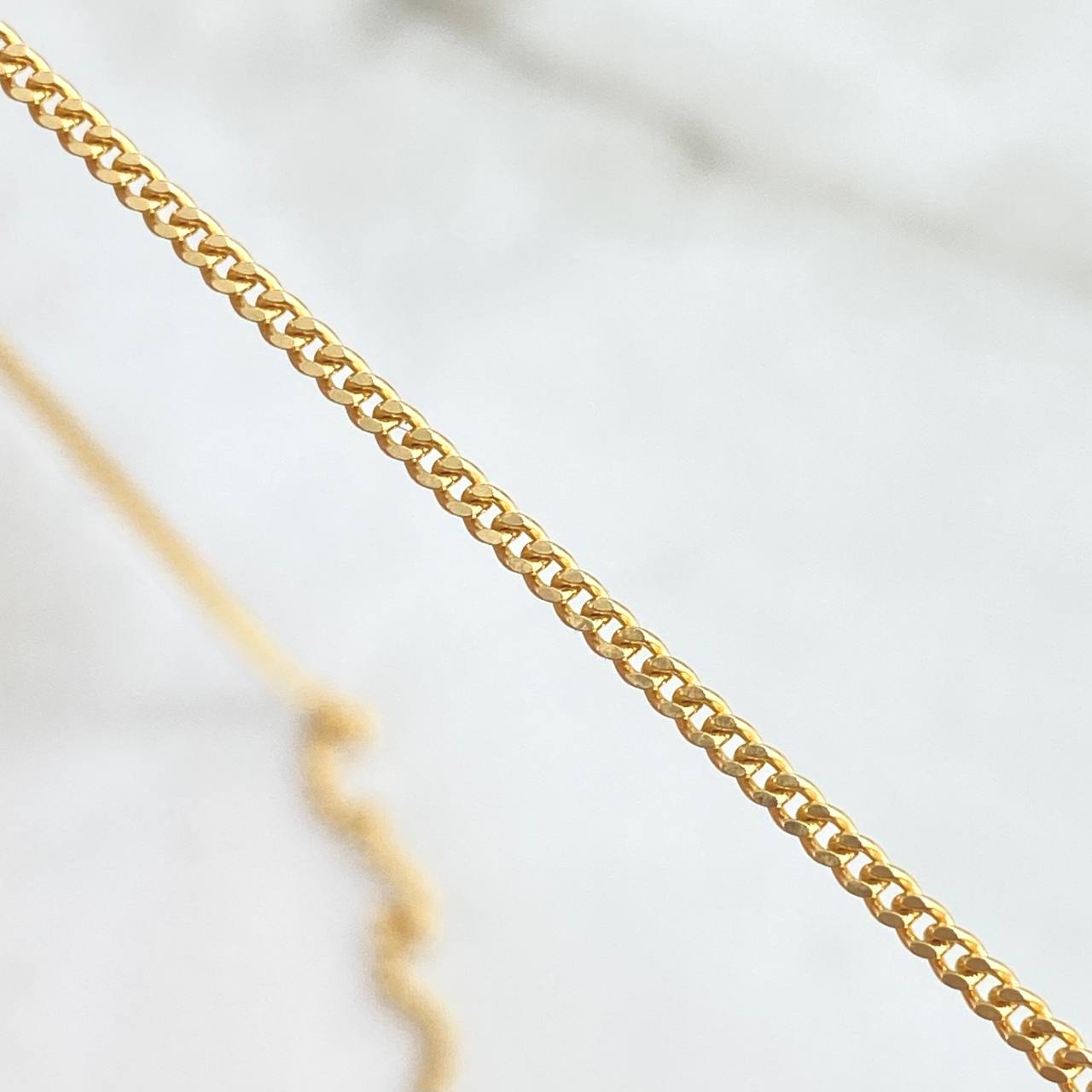 Cuban Links Tibetan 5.95gr / 60cm / 1.5mm Yellow Gold +0 18K ©