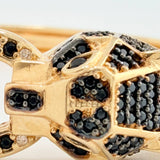 Pulso Pantera Ying-Yang 20.9gr / 7 1/2 in / 11.3mm Tres Oros 18K $