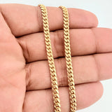 Cadena Cubana 41.9gr / 28 1/4 in / 4mm Oro Amarillo Nac.Esp. 18K $
