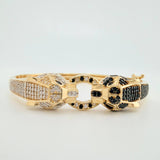 Pulso Pantera Ying-Yang 20.9gr / 7 1/2 in / 11.3mm Tres Oros 18K $