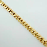 Cadena Cubana 41.9gr / 28 1/4 in / 4mm Oro Amarillo Nac.Esp. 18K $