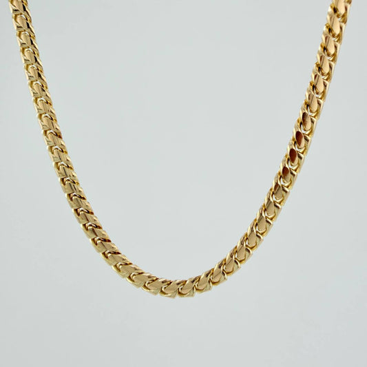 Cuban Links 41.9g / 28 1/4 in / 4mm Yellow Gold Nac.Esp. 18K $