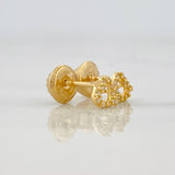Topos Silueta Corazon 0.55g / in / 4.6mm Oro Amarillo 18K
