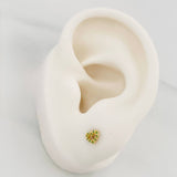 Topos Silueta Corazon 0.55g / in / 4.6mm Oro Amarillo 18K