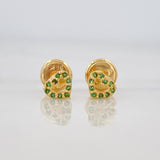 Topos Silueta Corazon 0.55g / in / 4.6mm Oro Amarillo 18K