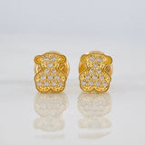 Stud Earrings Bear Ts 0.8g / in / 5.7mm Yellow Gold 18K