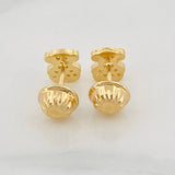 Stud Earrings Bear Ts 0.8g / in / 5.7mm Yellow Gold 18K