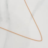 Mini Military Chain 2g / 20 in / 1mm Rose Gold 18K