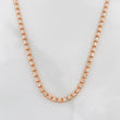 Ice Chain 12.6g / 22 in / 2.42mm Two-Tone White Rose 18K