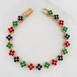 Bracelet Flores 9.8g / 6 1/4 in / 5.93mm 18K Yellow Gold