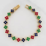 Bracelet Flores 9.8g / 6 1/4 in / 5.93mm 18K Yellow Gold