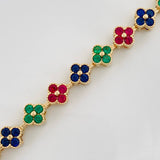 Bracelet Flores 9.8g / 6 1/4 in / 5.93mm 18K Yellow Gold