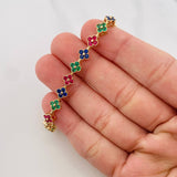 Bracelet Flores 9.8g / 6 1/4 in / 5.93mm 18K Yellow Gold