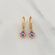 Hoop Earrings Flores 2.15g / 3/4 in 18K Yellow Gold