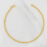 Pulso Lazo 0.9g / 7 3/4 in / 1.77mm Oro Amarillo 18K