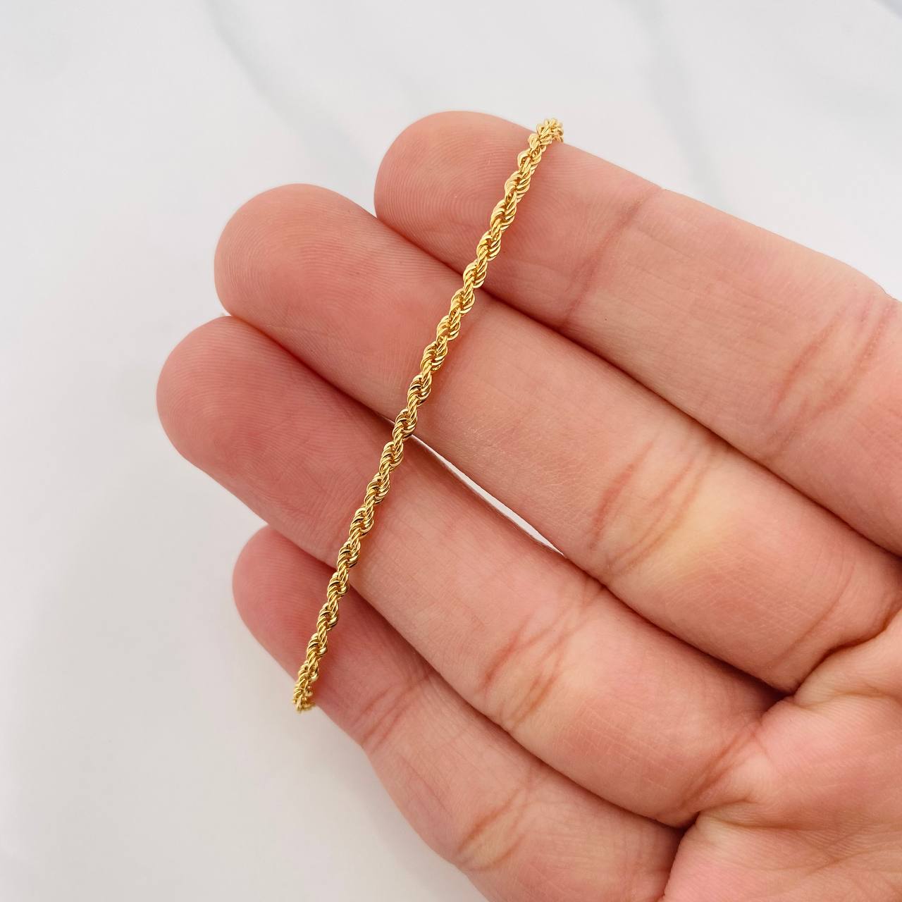 Pulso Lazo 0.9g / 7 3/4 in / 1.77mm Oro Amarillo 18K