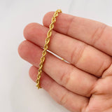 Rope Bracelet 3.1g / 7 3/4 in / 2.68mm Yellow Gold 18K