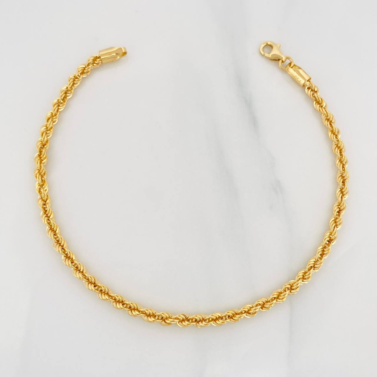 Pulso Lazo 2.45g / 7 in / 2.82mm Oro Amarillo 18K