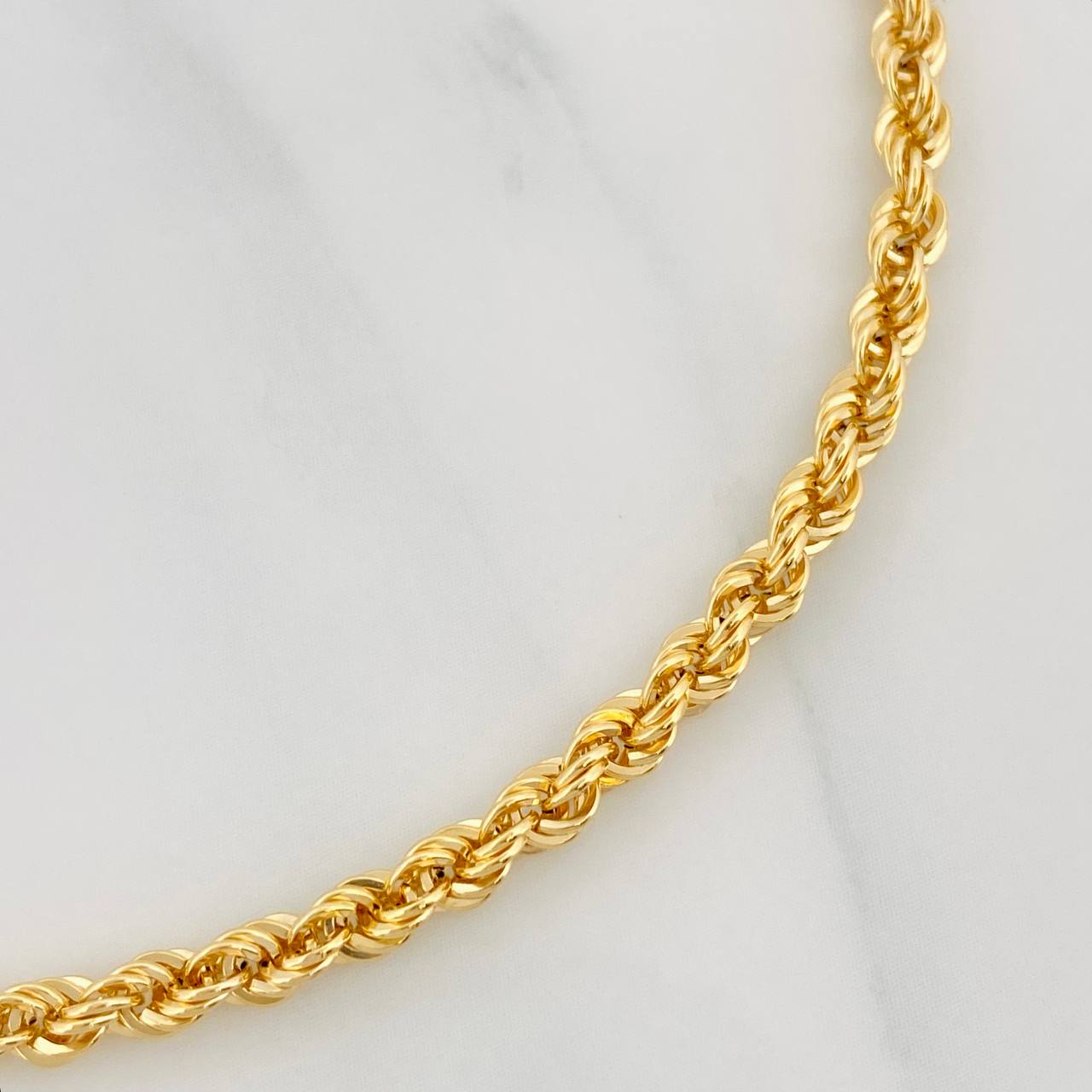 Rope Bracelet 2.75g / 7 in / 3.63mm Yellow Gold 18K