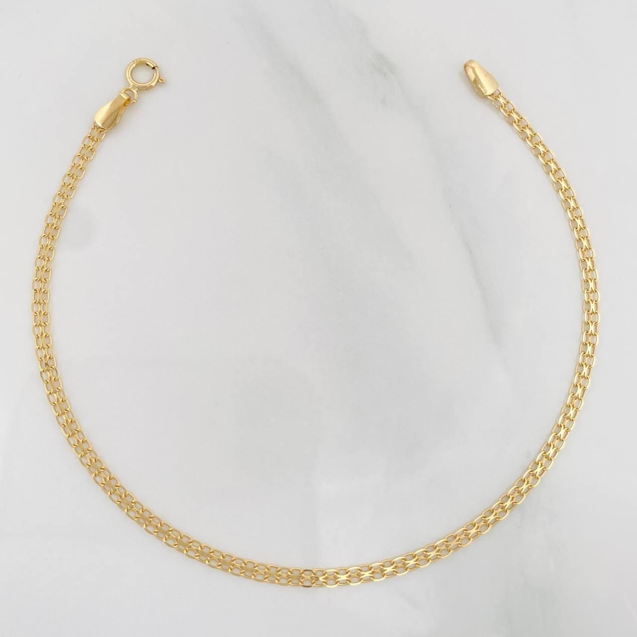 Bracelet China 1.55g / 7 1/2 in / 2.06mm Yellow Gold 18K