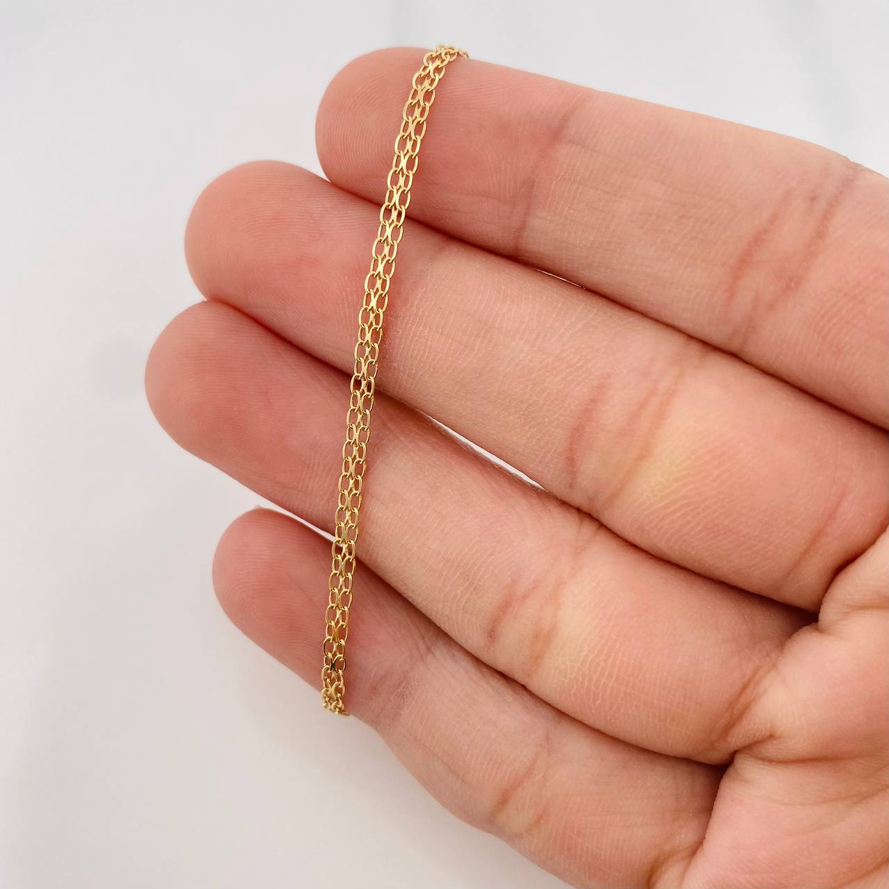 Bracelet China 1.55g / 7 1/2 in / 2.06mm Yellow Gold 18K