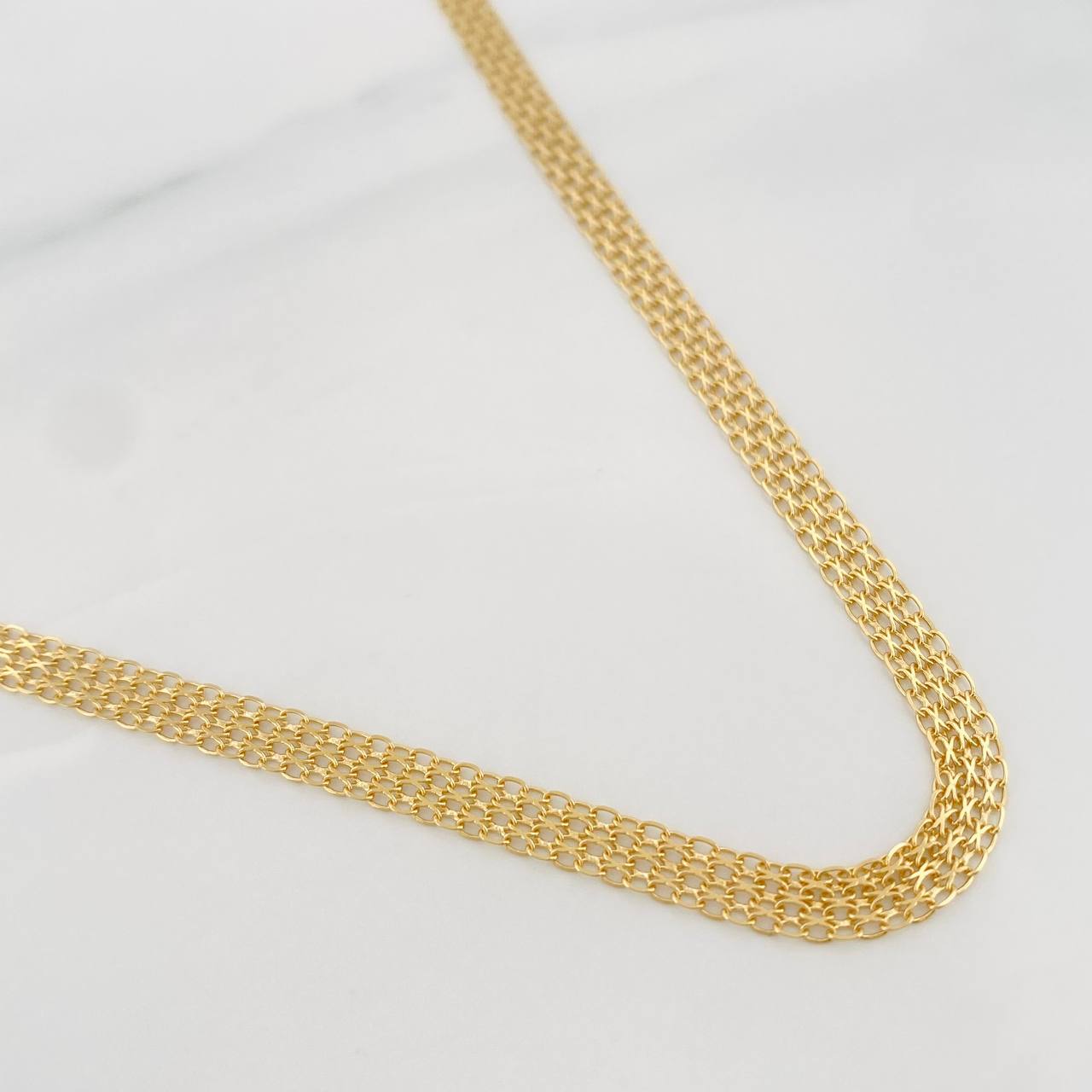 Bismark Chain 7.1g / 20 in / 4.25mm Yellow Gold 18K