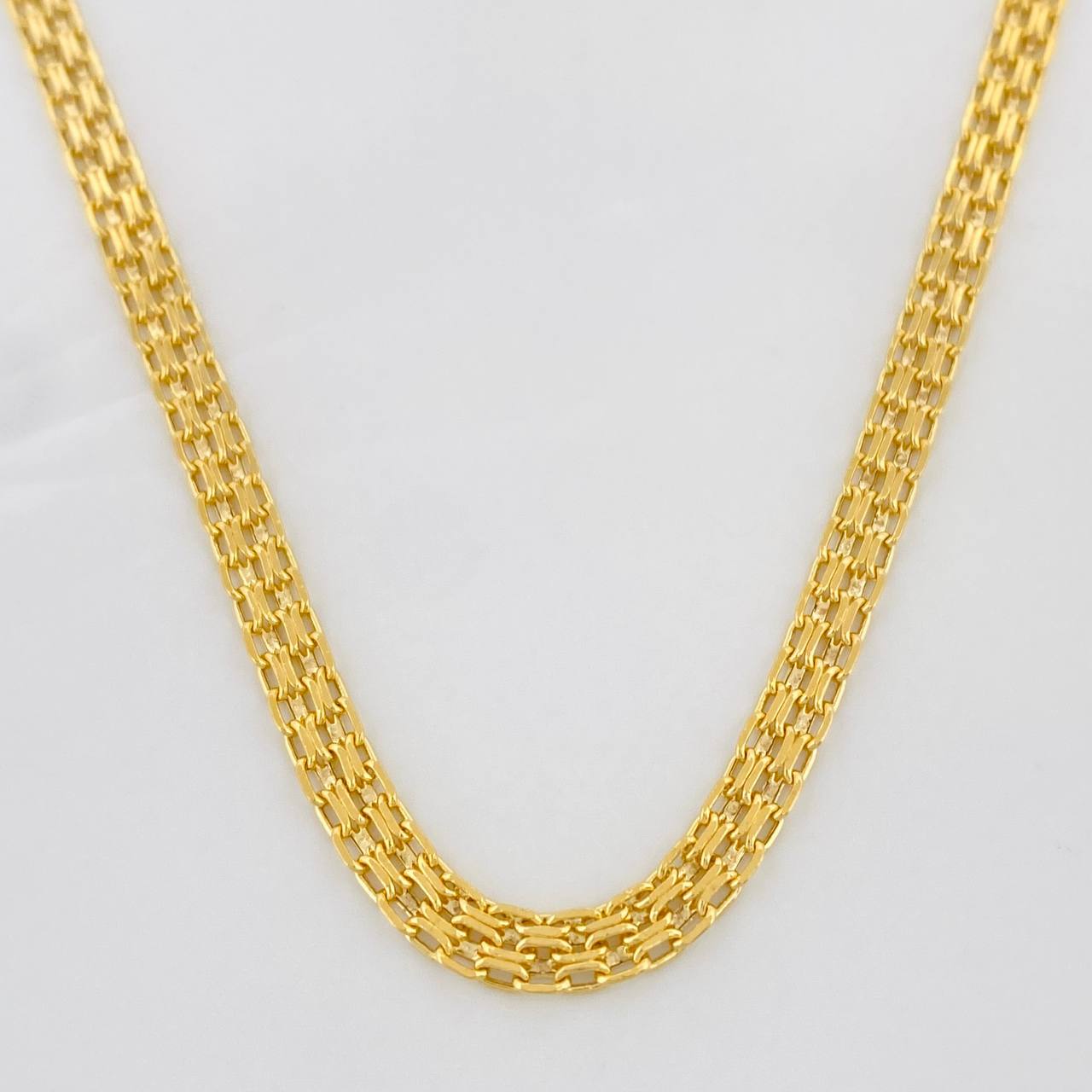 Cadena China 5.3g / 24 in / 2.89mm Oro Amarillo 18K