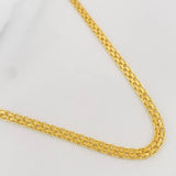 Cadena China 5.3g / 24 in / 2.89mm Oro Amarillo 18K