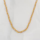 Cadena Morse 5.15g / 18 in / 2.46mm Tres Oros 18K