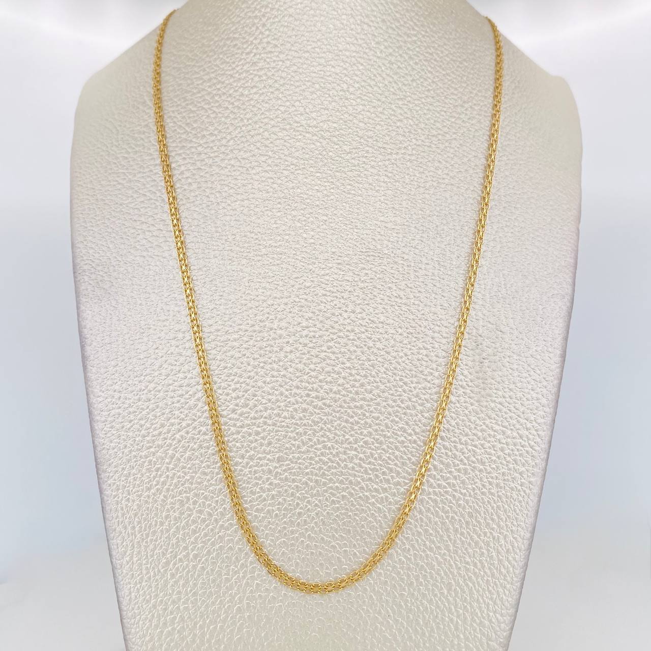 Cadena China 3.3g / 20 in / 2.1mm Oro Amarillo 18K