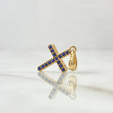 Pendant Dense Cross 1.3gr / 2.4cm (0.9in) / 18K Gold *