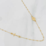 Miraculous Virgin Rosary Chain 2.25g / 18 in / 1mm 18K Yellow Gold
