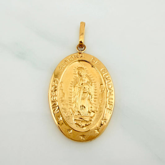 Dije Virgen De Guadalupe 3.2 g / 1 3/4 in Oro Amarillo 18K