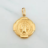 Dije San Benito 2.1 g / 1 1/4 in Oro Amarillo 18K