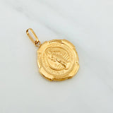 Dije San Benito 2.1 g / 1 1/4 in Oro Amarillo 18K