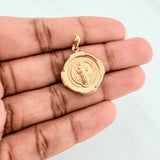 Dije San Benito 2.1 g / 1 1/4 in Oro Amarillo 18K