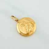 Dije Sagrado Corazon Virgen del Carmen 2.25 g / 1 1/4 in Oro Amarillo 18K