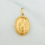 Pendant Miraculous Virgin 1.8 g / 1 1/4 in Yellow Gold 18K