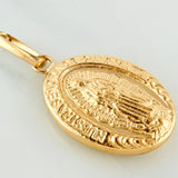 Pendant Virgin of Guadalupe 1.1 g / 1 in Yellow Gold 18K