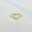 Herraje Corazon 0.45 g / 3/4 in Oro Amarillo 18K