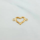 Herraje Corazon 0.45 g / 3/4 in Oro Amarillo 18K