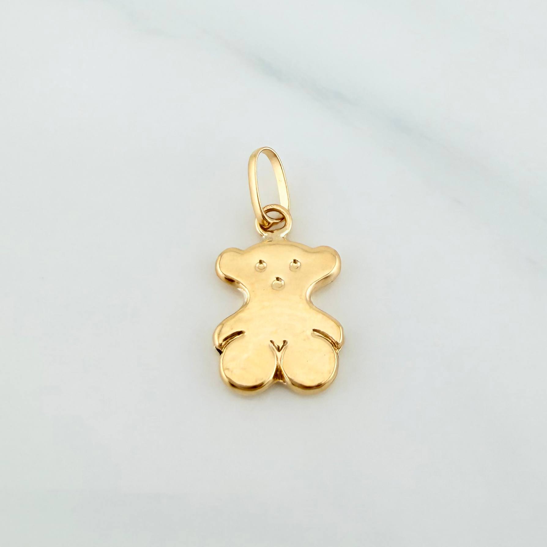Dije Oso Ts 0.6 g / 3/4 in Oro Amarillo 18K