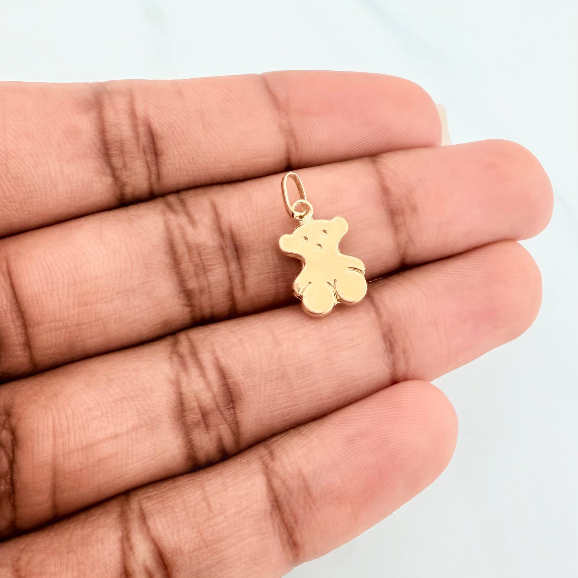 Dije Oso Ts 0.6 g / 3/4 in Oro Amarillo 18K