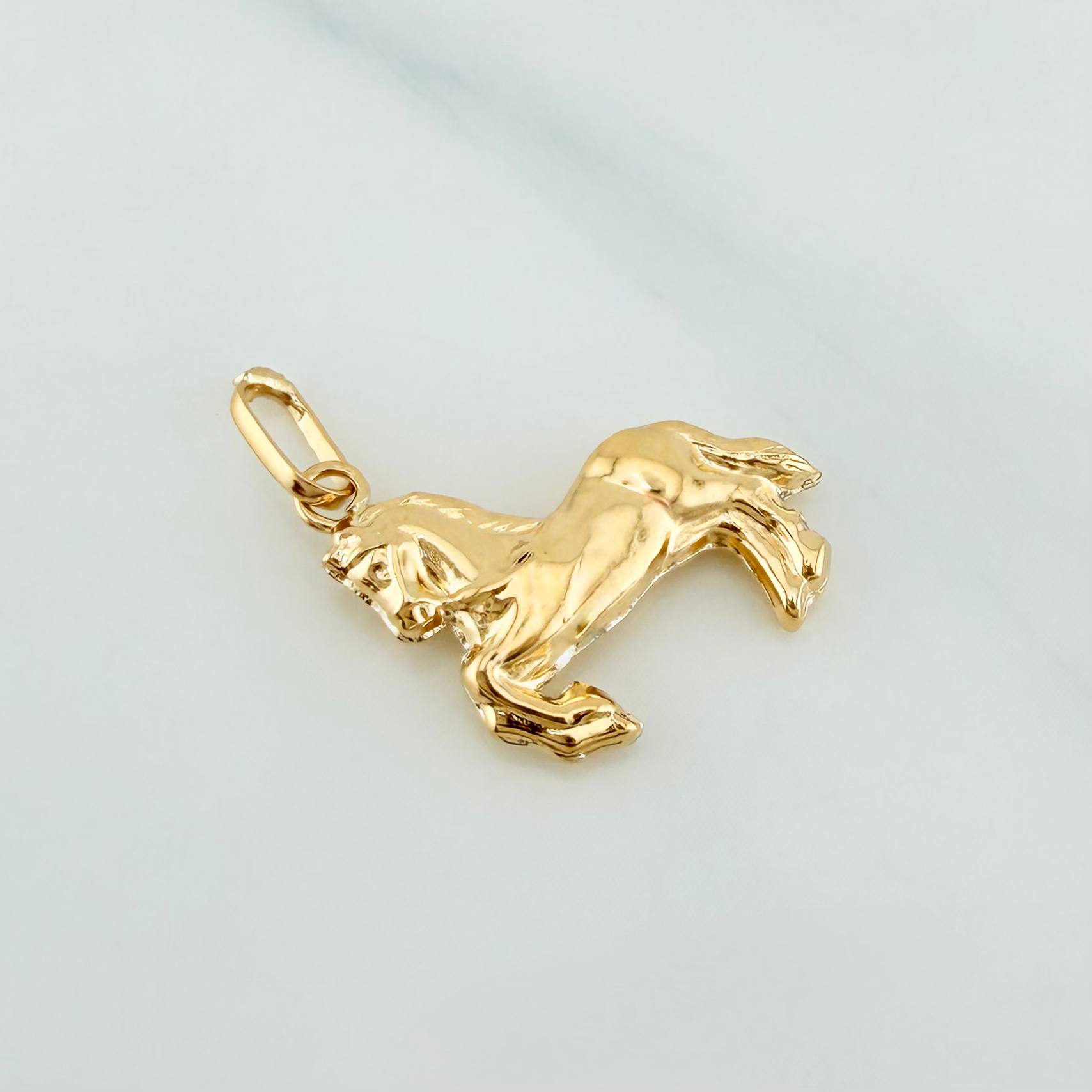 Pendant Horse 0.9 g / 1 in Yellow Gold 18K