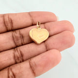 Dije Corazon Soplado 1.15 g / 3/4 in Oro Amarillo 18K