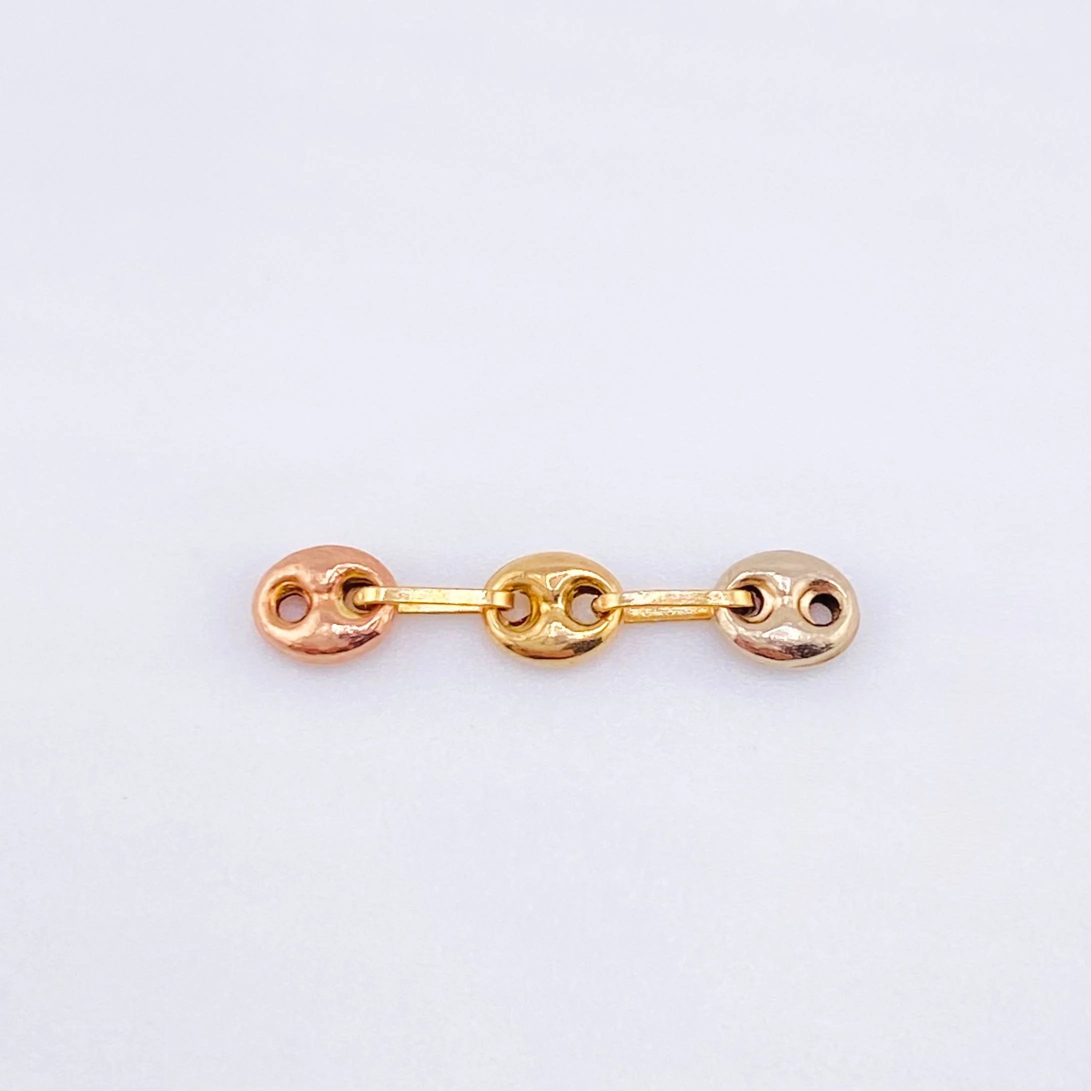 Charm Retazo Gc 0.25 g / 3/4 in Three Golds 18K