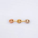 Charm Retazo Gc 0.25 g / 3/4 in Three Golds 18K