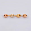 Herraje Retazo GC 4 Eslabones 0.35gr / 1 in / 4.2mm Tres Oros 18K ©