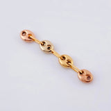 Charm Retazo Gc 0.4 g / 1 in Three 18K Golds